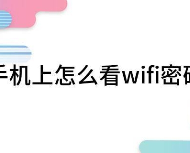 手机上连接wifi后怎么查看密码,手机查看wifi密码方法介绍